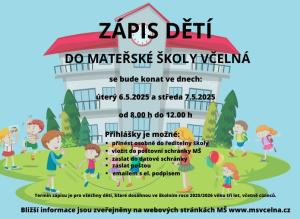 Zápis  do MŠ 1